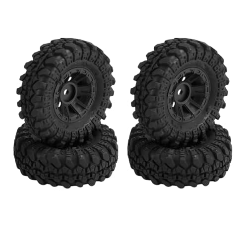 RC Auto Reifen Kompatibel Mit Axial Für SCX24 Für Deadbolt Für Gladiator Für Bronco AX24 1/24 RC Crawler Autoteile 4 STÜCKE 55 X 20 Mm Felgenreifensatz von QWHTYO