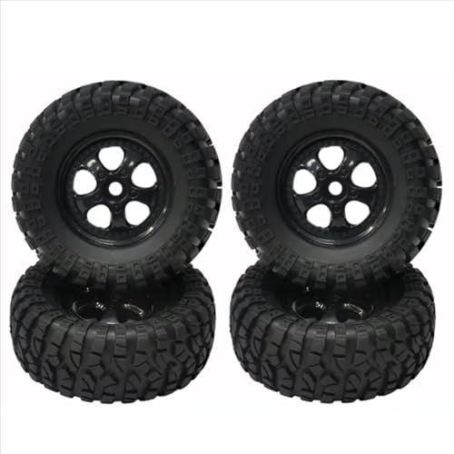 RC Auto Reifen Kompatibel Mit HBX Für HAIBOXING 901 901A 903 903A 905 905A 1/12 RC-Auto-Upgrades, Teile, Ersatzzubehör, 4-teilige Gummireifen, Reifen, Rad von QWHTYO