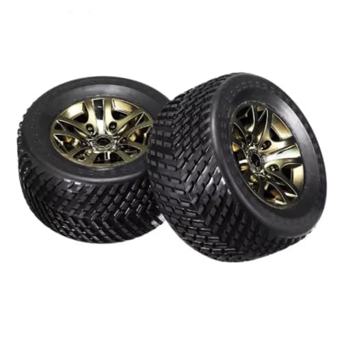 RC Auto Reifen Kompatibel Mit JLB Für Racing Für Cheetah 11101 21101 J3 Für Speed 1/10 RC-Auto-Upgrade-Teile 2 Stück 135 Mm Reifenrad Reifen EC1004 von QWHTYO