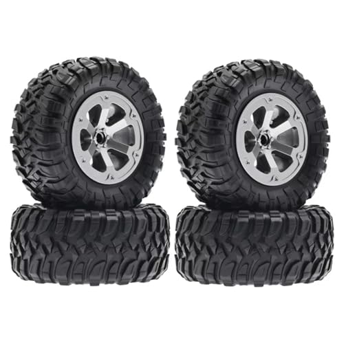 RC Auto Reifen Kompatibel Mit MN D90 Für MN98 Für MN99s Für WPL C14 C24 C24-1 C34 C54 B14 B24 B16 B36 FY002 FY003 RC-Autoteile, 4 Stück, 73 Mm Reifen, Radreifen von QWHTYO