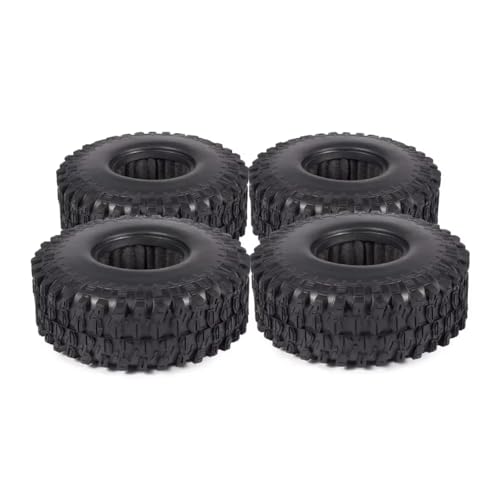RC Auto Reifen Kompatibel Mit SCX10 Für Element Für Enduro Für TRX4 Gen8 D90 1/10 RC-Kriechwagenteile, 4 Stück 1,9 Crawler-Reifen, 120 Mm Mit Schaumstoffeinlagen von QWHTYO