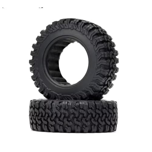 RC Auto Reifen Kompatibel Mit TRX4 Für Axial Für SCX10 90046 90047 Für MST Für Jimny D90 D110 1/10 RC Crawler Autoteile 1,9 Zoll 90 Mm Gummiradreifen(2pcs) von QWHTYO