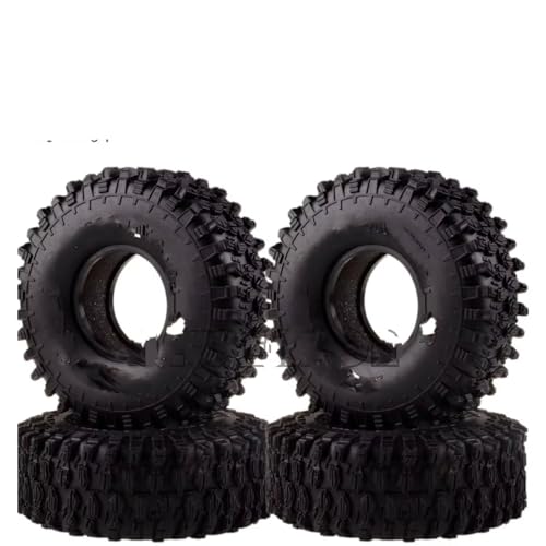 RC Auto Reifen Kompatibel Mit TRX4 Für Axial Für SCX10 Für MST Für Jimny D90 1/10 RC Crawler-Autoteile, 4 Stück, 1,9 Zoll, Weicher Gummi, 120 Mm Reifenrad RC Auto Reifen Kompatibel Mit TRX4 Für Axial Für SCX10 Für MST Für Jimny D90 1/10 RC Crawler-Autoteile, 4 Stück, 1,9 Zoll, Weicher Gummi, 120 Mm Reifenrad von QWHTYO