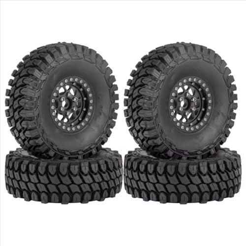 RC Auto Reifen Kompatibel Mit Traxxas Für TRX4 D90 Für Axial Für SCX10 Für Redcat 1/10 RC Crawler Autoteile 4 STÜCKE 110 Mm 1,9 Gummireifen RC Auto Reifen Kompatibel Mit Traxxas Für TRX4 D90 Für Axial Für SCX10 Für Redcat 1/10 RC Crawler Autoteile 4 STÜCKE 110 Mm 1,9 Gummireifen von QWHTYO