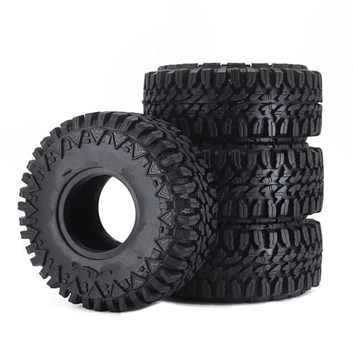 RC Auto Reifen Kompatibel Mit Traxxas Für Trx4 Für Axial D90 Tf2 1/10 RC Crawler Autoteile 4 Stück Diamantreifen 110 Mm * 45 Mm Schlamm Für Gelände 1,9 Radreifen RC Auto Reifen Kompatibel Mit Traxxas Für Trx4 Für Axial D90 Tf2 1/10 RC Crawler Autoteile 4 Stück Diamantreifen 110 Mm * 45 Mm Schlamm Für Gelände 1,9 Radreifen von QWHTYO