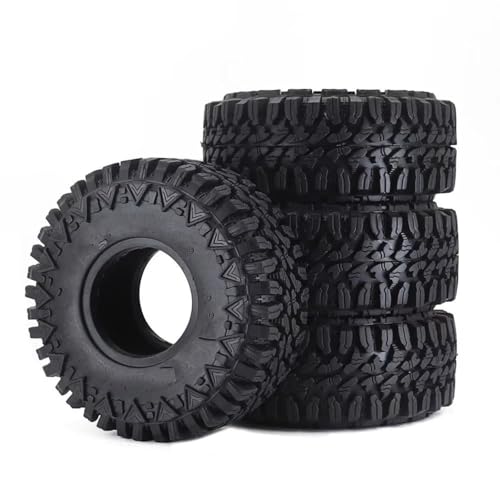 RC Auto Reifen Kompatibel Mit Traxxas Für Trx4 Für Axial D90 Tf2 1/10 RC Crawler Autoteile 4 Stück Diamantreifen 110 Mm * 45 Mm Schlamm Für Gelände 1,9 Radreifen RC Auto Reifen Kompatibel Mit Traxxas Für Trx4 Für Axial D90 Tf2 1/10 RC Crawler Autoteile 4 Stück Diamantreifen 110 Mm * 45 Mm Schlamm Für Gelände 1,9 Radreifen von QWHTYO