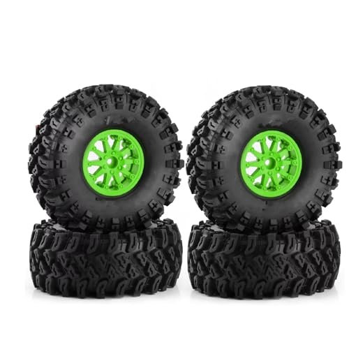 RC Auto Reifen Kompatibel Mit YIKONG YK4082 YK4083 14150 1/8 RC Für Buggy-Upgrade-Teile Fahrzeug 2,2-Zoll-Reifen Anti-Rutsch-Verschleißfest R151(Green) von QWHTYO