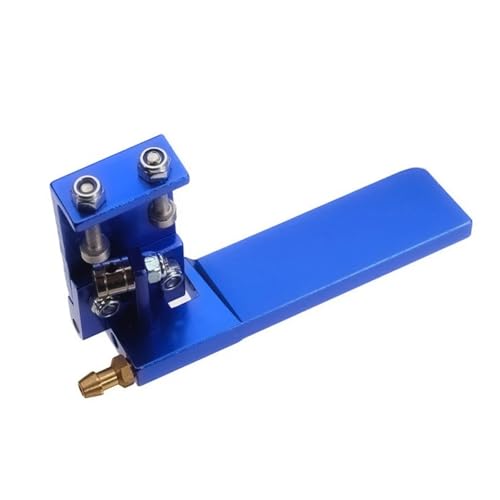 RC Cars Teile CNC-Tuningteile Für Ferngesteuerte RC-Boote, 1 Stück, RC-Boot, Aluminiumlegierung, 75 Mm, 95 Mm, Metallsaugwasserruder, RC-Tuningteile(Blue,75mm) von QWHTYO