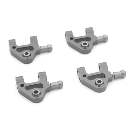 RC Cars Teile Für Wltoys P929 P939 K979 K989 K999 K969 1/28 RC Auto Sare Teile Metall Stoßdämpfer Lenkung Cup CVD Für Schaukel Arm Upgrade Anzug(Gray Swing arm) von QWHTYO