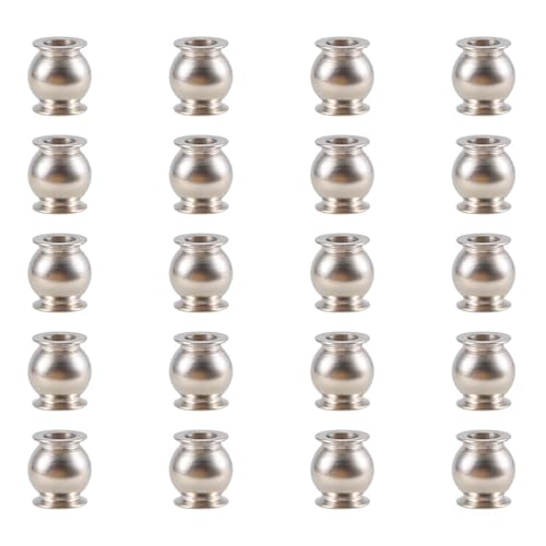 RC Cars Teile Kompatibel Mit Traxxas Für TRX4 Für TRX6 Für E-REVO Für REVO Für Summit T-Maxx Für E-Maxx 1/10 RC-Autoteile, 20 Stück, 3 Mm Stangenkopf-Kugelgelenk RC Cars Teile Kompatibel Mit Traxxas Für TRX4 Für TRX6 Für E-REVO Für REVO Für Summit T-Maxx Für E-Maxx 1/10 RC-Autoteile, 20 Stück, 3 Mm Stangenkopf-Kugelgelenk von QWHTYO