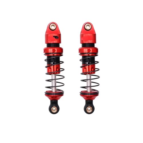 Stoßdämpfer RC Car Kompatibel Mit ARRMA Für Granite Für Grom KYX Für Racing, 1/18 RC Crawler CarUpgrades Teile Zubehör, 59 Mm Aluminium-Stoßdämpfer(2pcs) von QWHTYO