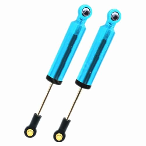 Stoßdämpfer RC Car Kompatibel Mit AXIAL Für SCX10 Für TRX4 1/10 RC Crawler Autoteile 2 Stück 100 Mm Aluminium-Ölstoßdämpfer Dämpfer Intern Für Feder(Blue) von QWHTYO