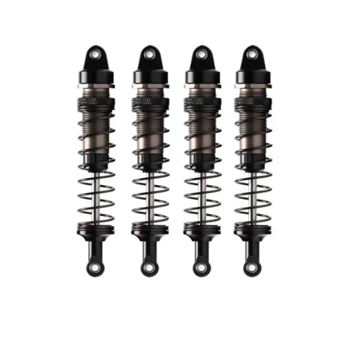 Stoßdämpfer RC Car Kompatibel Mit HPI Für Racing Für Savage VGJR RC-Autoteil Stoßdämpfer Vorne Und Hinten 86–101 Mm, Dämpfer, 4 Mm Schaft, Legierung 108169(4pcs) von QWHTYO