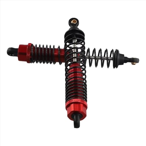 Stoßdämpfer RC Car Kompatibel Mit HSP 1/10 RC Car Truck Upgrade-Teile Ersatzzubehör 2-teiliger Metallstoßdämpfer 108004 (08001) von QWHTYO