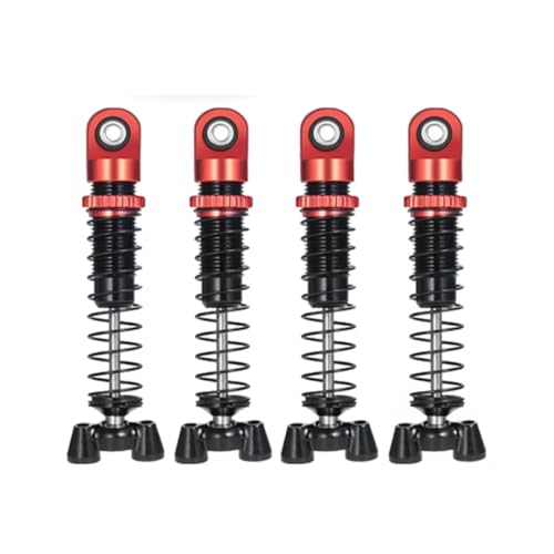 Stoßdämpfer RC Car Kompatibel Mit Kyosho Für Jimny 1/18 Für MINI-Z 4 × 4 Für Wrangler 1/24 RC-Autoteile 4 Stück, 37 45 Mm, Verstellbarer Stoßdämpfer(4Pcs 45mm) von QWHTYO