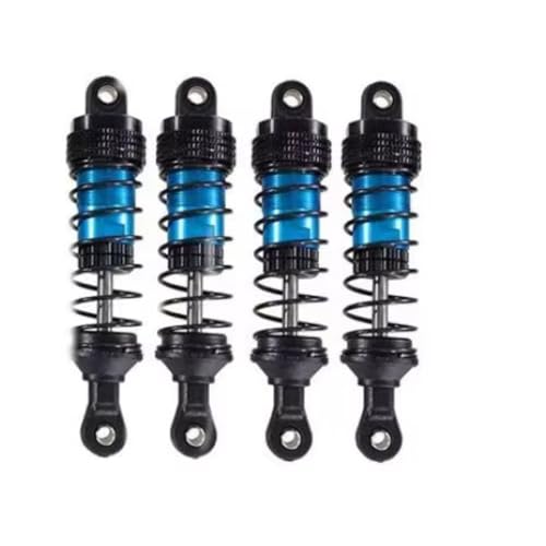 Stoßdämpfer RC Car Kompatibel Mit MJX Für Hyper Go 1/14 14210 14209 14301-03 16207-16210 H16 Für Wltoys 144001 124010 1/16 RC-Autoteile 77 MM Stoßdämpfer(Blue) von QWHTYO