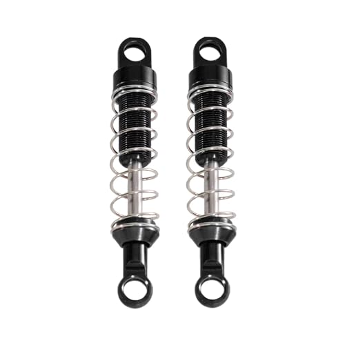 Stoßdämpfer RC Car Kompatibel Mit MN Für MN78 Für MN82 1/12 Fernbedienungsauto-Upgrade-Teile Ersatzzubehör Metall-Stoßdämpfer Vorne(Black) von QWHTYO