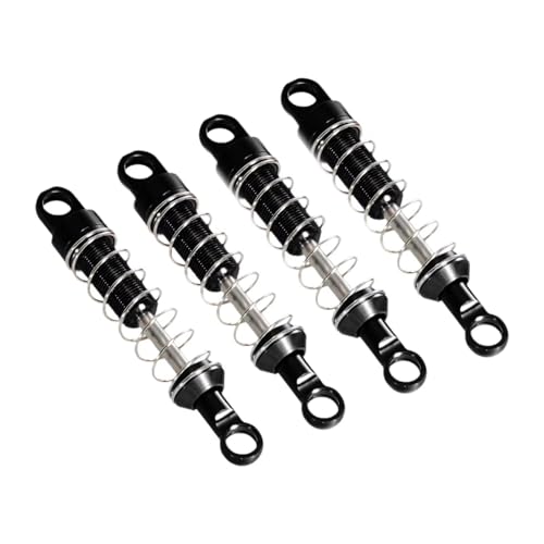 Stoßdämpfer RC Car Kompatibel Mit MN99S Für MN168 Für MN78 Für MN82 1/12 RC-Auto-Upgrade-Teile Ersatzzubehör Stoßdämpfer Aus Aluminiumlegierung(1 Set Balck) von QWHTYO