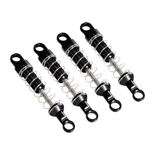 Stoßdämpfer RC Car Kompatibel Mit MN99S Für MN168 Für MN78 Für MN82 1/12 RC-Auto-Upgrade-Teile Ersatzzubehör Stoßdämpfer Aus Aluminiumlegierung(1 Set Balck) von QWHTYO