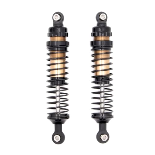 Stoßdämpfer RC Car Kompatibel Mit SCX10 CC01 KYX Für Racing 1/10 RC Crawler Auto Upgrade Teile Zubehör 2 Stück 90 Mm Schwarzer Metallstoßdämpfer Stoßdämpfer RC Car Kompatibel Mit SCX10 CC01 KYX Für Racing 1/10 RC Crawler Auto Upgrade Teile Zubehör 2 Stück 90 Mm Schwarzer Metallstoßdämpfer von QWHTYO