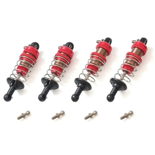 Stoßdämpfer RC Car Kompatibel Mit SG1603 Für UDIRC UD1601 UD1603 UD1604 UD1607 1/16 RC Auto Upgrade Teile Zubehör 4Pcs Metall Stoßdämpfer(Metal Shock Absorber) von QWHTYO
