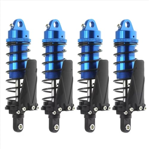 Stoßdämpfer RC Car Kompatibel Mit TRX4 Für Axial SCX10II D90 CC01 1/10 RC Crawler Autoteile, 4 Stück Metall-Huckepack-Stoßdämpfer, Loch Zu Loch, 90 Mm von QWHTYO