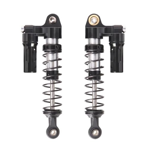 Stoßdämpfer RC Car Kompatibel Mit TRX4 Für TRX6 Für SCX10 PRO UTB10 Für Wraith RR10 Gen8 Gen9 KYX Für Racing 1/10 RC Crawler Autoteile, 83 Mm Stoßdämpfer(Black) von QWHTYO