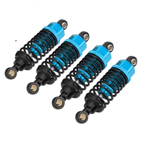 Stoßdämpfer RC Car Kompatibel Mit Tamiya TT‑01 TT‑02 TA05 TL‑01 TA03 MF‑01X 1/10 RC On Road Drift Für Rennwagenteile Ölstoßdämpfer Aus Aluminiumlegierung(Blue) von QWHTYO