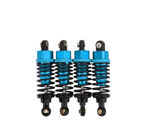 Stoßdämpfer RC Car Kompatibel Mit Tamiya TT‑01 TT‑02 TA05 TL‑01 TA03 MF‑01X 1/10 RC On Road Drift Für Rennwagenteile Ölstoßdämpfer Aus Aluminiumlegierung(Blue) von QWHTYO