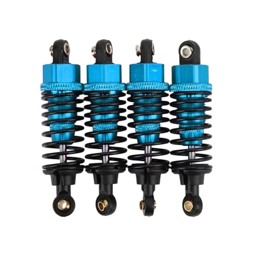 Stoßdämpfer RC Car Kompatibel Mit Tamiya TT‑01 TT‑02 TA05 TL‑01 TA03 MF‑01X 1/10 RC On Road Drift Für Rennwagenteile Ölstoßdämpfer Aus Aluminiumlegierung(Blue) von QWHTYO