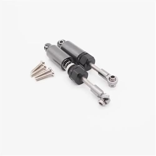 Stoßdämpfer RC Car Kompatibel Mit WLtoys A959-B A949 A959 A969 A979 1/18 RC-Auto-Upgrade-Teile Ersatzzubehör Metallstoßdämpfer(Gray) von QWHTYO