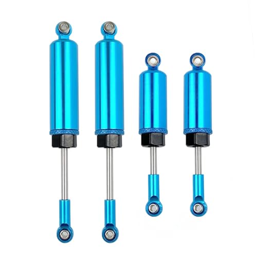 Stoßdämpfer RC Car Kompatibel Mit Wltoys 12428 12429 12423 FY 01 03 1/12 RC-Auto-Upgrade-Teile Ersatzzubehör Metall-Stoßdämpfer Vorne Hinten(Blue) von QWHTYO