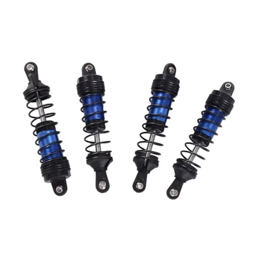 Stoßdämpfer RC Car Kompatibel Mit Wltoys 144001 144010 124007 124016 124017 124019 RC-Auto-Upgrade-Teile, 4-teiliger Metall-Stoßdämpfer Vorne Und Hinten Stoßdämpfer RC Car Kompatibel Mit Wltoys 144001 144010 124007 124016 124017 124019 RC-Auto-Upgrade-Teile, 4-teiliger Metall-Stoßdämpfer Vorne Und Hinten von QWHTYO