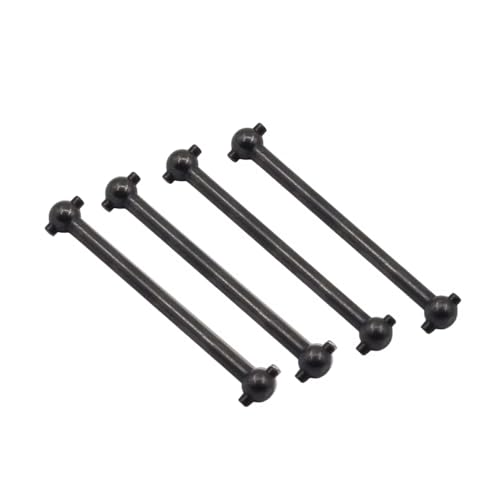 Zubehör Teile RC Autos Kompatibel Mit WLtoys A979 A949 A959 A969 K929 Für Himoto E18 Spino Für HSP 1/18 RC-Auto-Tuning-Teile, 4 Stück, Edelstahl-Dogbone 51 MM Zubehör Teile RC Autos Kompatibel Mit WLtoys A979 A949 A959 A969 K929 Für Himoto E18 Spino Für HSP 1/18 RC-Auto-Tuning-Teile, 4 Stück, Edelstahl-Dogbone 51 MM von QWHTYO