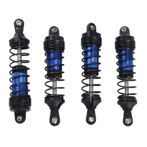 Zubehör Teile RC Autos Kompatibel Mit Wltoys 144001 144010 124007 124016 124017 124019 RC-Auto-Upgrade-Teile, 4-teiliger Metall-Stoßdämpfer Vorne Und Hinten Zubehör Teile RC Autos Kompatibel Mit Wltoys 144001 144010 124007 124016 124017 124019 RC-Auto-Upgrade-Teile, 4-teiliger Metall-Stoßdämpfer Vorne Und Hinten von QWHTYO
