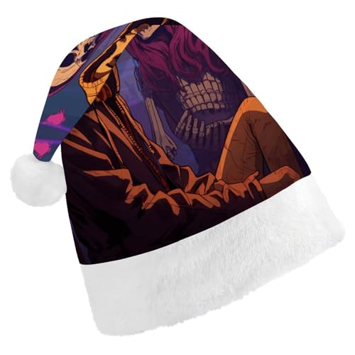 QWJKM Weihnachtsmütze für Damen und Totenkopf, weich, bequem, für Weihnachten, lustig, festlich, Weihnachtsmütze für Erwachsene QWJKM Weihnachtsmütze für Damen und Totenkopf, weich, bequem, für Weihnachten, lustig, festlich, Weihnachtsmütze für Erwachsene von QWJKM