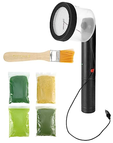 QWORK® Mini Grass Beflockung Applikator - mit 4 Farben Modellbau Gras und Reinigungsbürste - für DIY-Modelllandschaften QWORK® Mini Grass Beflockung Applikator - mit 4 Farben Modellbau Gras und Reinigungsbürste - für DIY-Modelllandschaften von QWORK