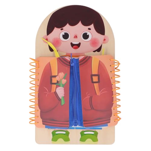 Learning zu kleiden – Multifunktionale Lern - Board für grundlegende Lebenskompetenzen + mehrschichtiges Design für Kleinkinder, sicheres Holzmaterial Learning zu kleiden – Multifunktionale Lern - Board für grundlegende Lebenskompetenzen + mehrschichtiges Design für Kleinkinder, sicheres Holzmaterial von QWUUYEC