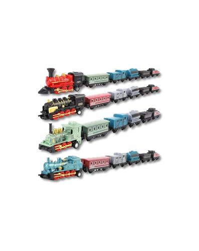 QWUUYEC 4 Sets Mini Zugtäuschung – Robuste Rückziehspielzeuge für Kinder + umweltfreundliche Materialien + leicht zu bedienen für Reisen, e, Partys QWUUYEC 4 Sets Mini Zugtäuschung – Robuste Rückziehspielzeuge für Kinder + umweltfreundliche Materialien + leicht zu bedienen für Reisen, e, Partys von QWUUYEC