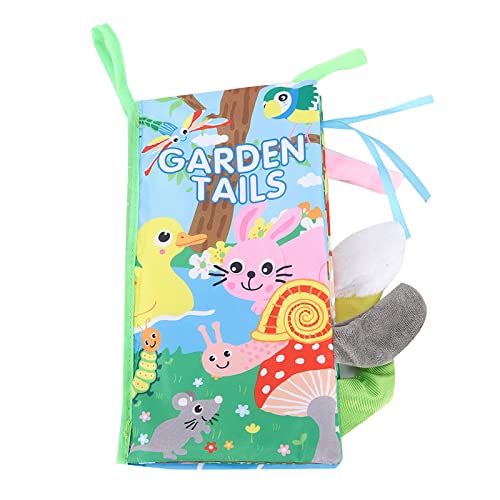 QWUUYEC Baby sensorisches Buch - Interaktives Bildungsspielzeug mit gebautem - in Rascheln, langlebigen Tränenmaterial, kognitivem Schwanzdesign, waschbares Nicht deformierendes, (Type 1) von QWUUYEC