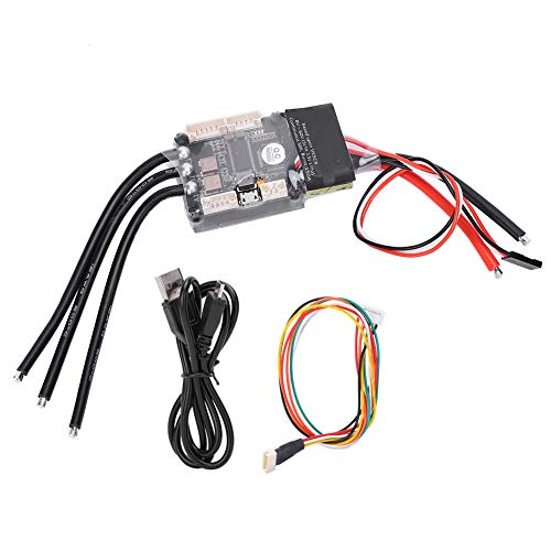 QWUUYEC Elektronischer Geschwindigkeitsregler V6 Mini – Hochleistungs - FSESC4.20 mit 50A Aluminiumkühlkörper + Universeller Mini - USB - Anschluss für Motorräder, Roboter und weitere An von QWUUYEC