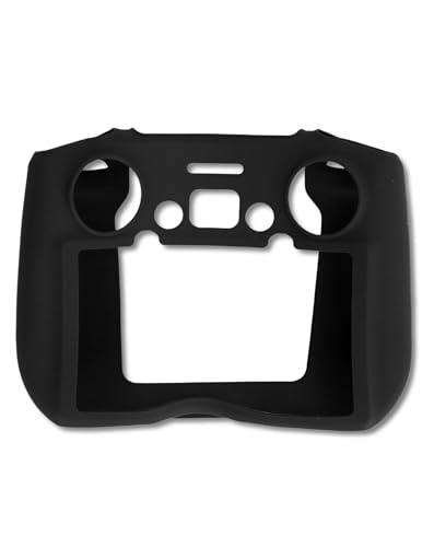 QWUUYEC RC Drohnen Fernbedienungshülle – Silikon Schutzhülle staubdicht und Kratzfest + e Passform für 3 Pro + Benutzerfreundliches Design für einfaches Handling (Schwarz) von QWUUYEC