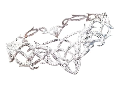QWWQYDY Kopfschmuck Elfen Cosplay Prop Krone Reif Elf Hochzeit Kopfbedeckung Stirnband(Children Size) von QWWQYDY