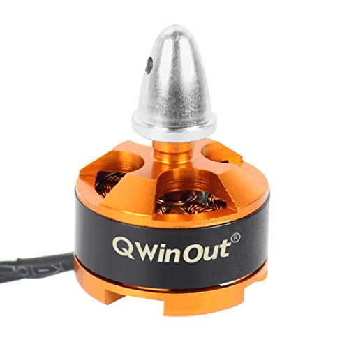 QWinOut 1806 2400KV CW CCW Brushless Motor for DIY 2-3S FPV Racing Drone 250 Mini Drone Multi-Rotor CC3D 260 330 RC Quadcopter (1 pcs CCW) von QWinOut