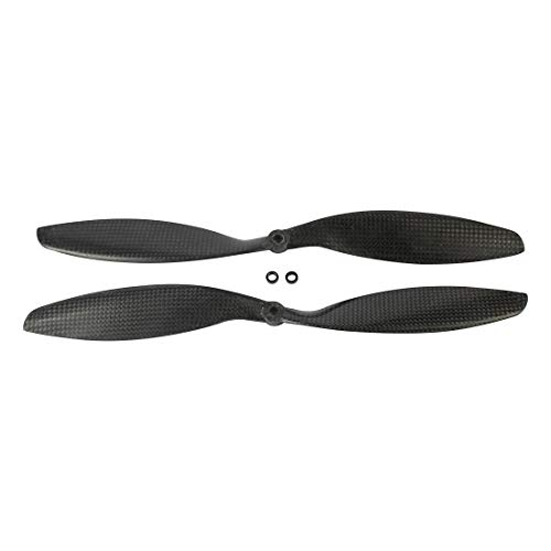 QWinOut 3k Carbon Fiber Propeller Cw CCW 8045 8047 9047 1045 1047 1147 1238 1245 1447 1555 CF Props for RC Quadcopter Hexacopter Multi Rotor UFO (1047, 1 Pair) von QWinOut