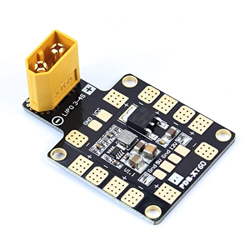 QWinOut Power Distribution Board PDB XT60 BEC 5V & 12V for RC Helicopter Quadcopter Muliticopter Drone von QWinOut
