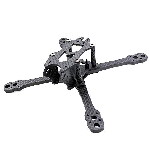 QWinOut Razer140 140MM 3K Carbon Fiber Frame Kit for DIY Racing Drone Quadcopter Freestyle Stretch X UAV von QWinOut