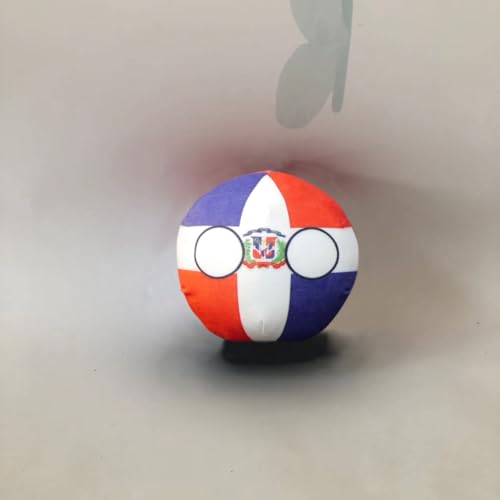 QXXKJDF 3,9 Zoll 7,9 Zoll Polnischer Ball, Länderball, Albanien, Ägypten, Andorra, EU, Plüschtier, Länderbälle(Dom,7.8in) von QXXKJDF
