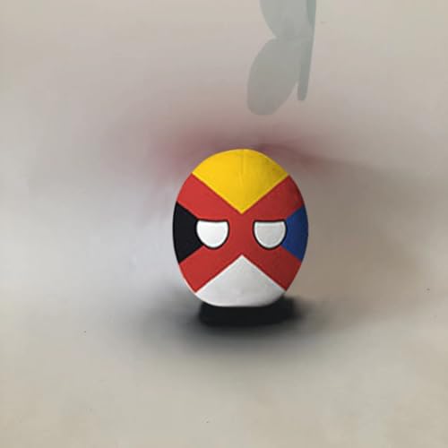 QXXKJDF 7,9 Zoll, 3,9 Zoll, Country Ball, Ecuador, Frankreich, Spanien, Kanada, Kongo, Plüschtiere, Country Bälle(EAU,7.8in) von QXXKJDF