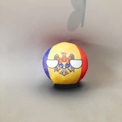 QXXKJDF 7,9 Zoll, 3,9 Zoll, Country Ball, Ecuador, Frankreich, Spanien, Kanada, Kongo, Plüschtiere, Country Bälle(Ecuador,3.7in) von QXXKJDF